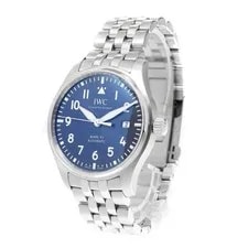 IWC Schaffhausen Pilot Mark XX IW328204 39mm SS Navy Dial Automatic #C113 2