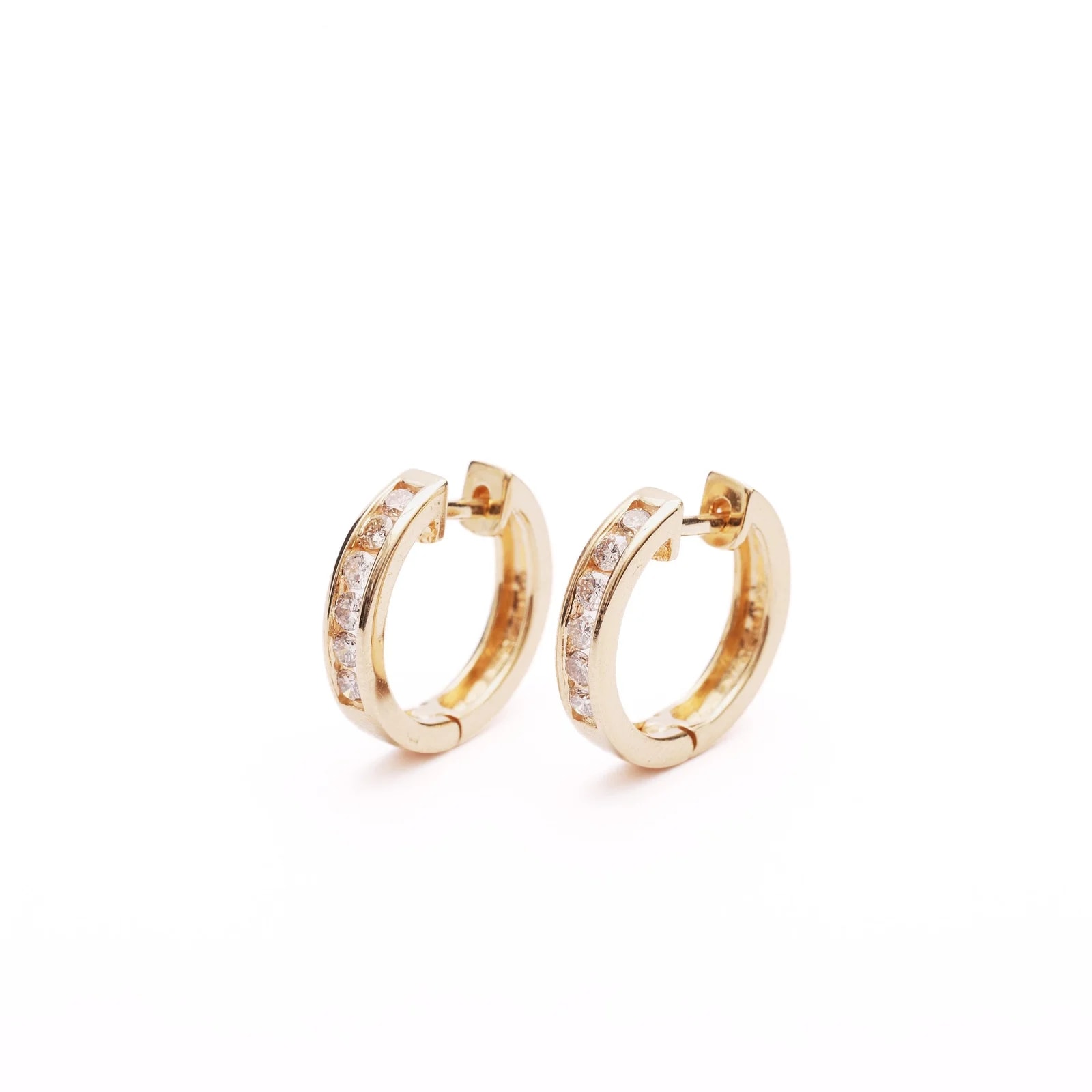 Store5a — Channel Set Hoop — Jewelry — resale