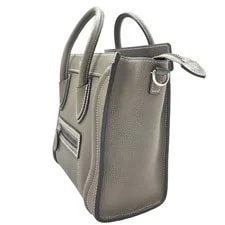 Celine Luggage Shopper Greige 2WAY Sil 2