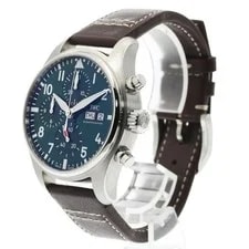 IWC Pilot's Chronograph 41 IW388103 41mm SS Green #C22256 2