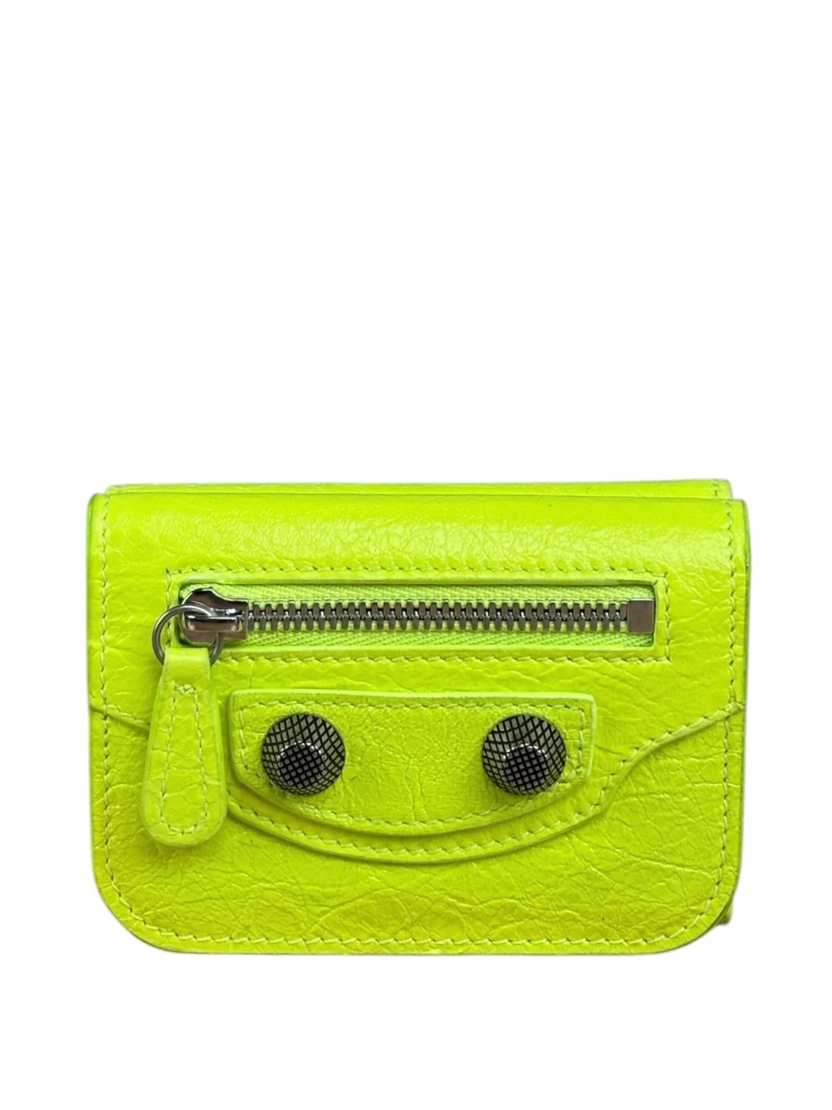 Balenciaga — Balenciaga Fluo Cash Trifold Mini Wallet — Handbag — resale
