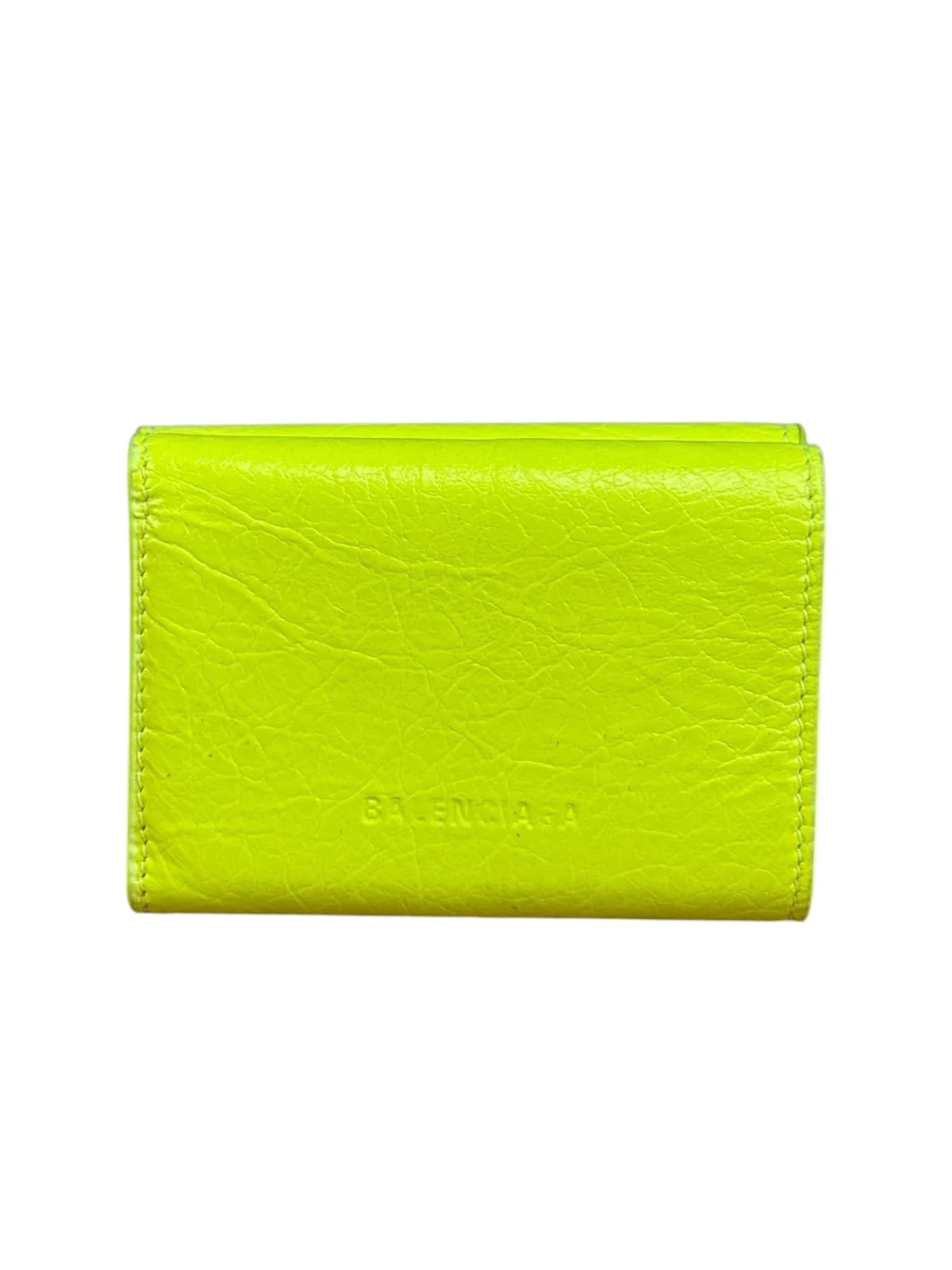 Balenciaga Fluo Cash Trifold Mini Wallet 2