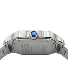 Cartier Santos de MM WSSA0063 35.1mm Blue Dial #TGW069 4