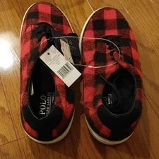 7.5US Ralph Lauren Shoes Polo and Tartan Check Limited Ed