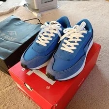 Diesel — Diesel Men 7.5US Blue Sneakers Suede Mesh Luxury Casual Stylish Durable Italian — Sneaker — resale