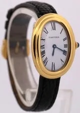 Cartier Baignoire White Roman Paris Dial 18K Yellow Gold 22mm 78094 BOX 4
