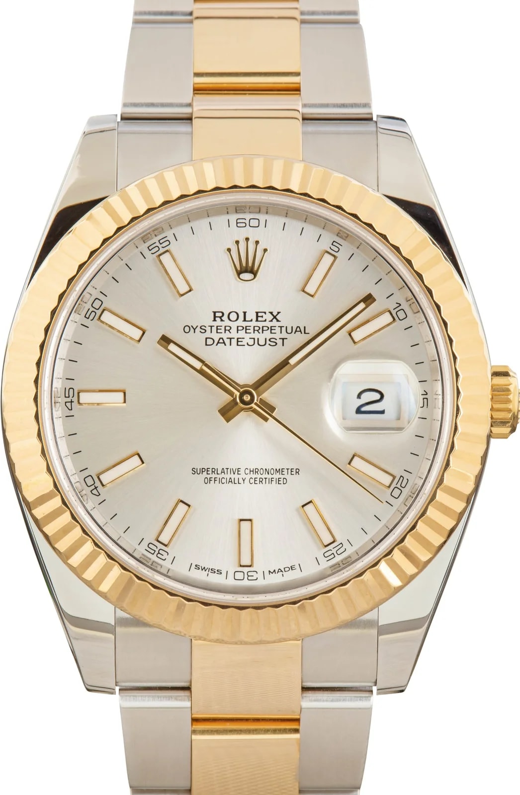 Steel & 18k Yellow Gold Rolex Datejust 41 Ref 126333 Silver Dial 2