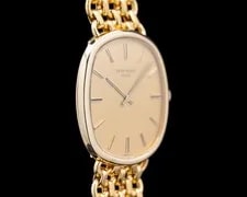 Patek Philippe 3844/2 Ellipse 18K Yellow Gold Champagne Dial 2