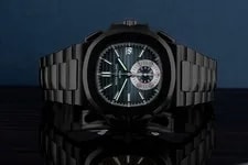 Patek Philippe Nautilus 5980/1A Black DLC ‘Stealth’ Blue Dial Chronograph 4