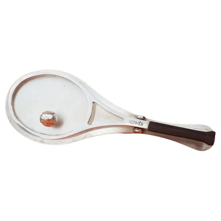 Hermès — Hermes Paris Tennis Racquet Paper Clip Money Clip Tennis Ball — Accessory — resale