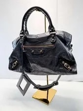 Balenciaga — Balenciaga Classic City Motorcycle With Mirror – Authe — Handbag — resale