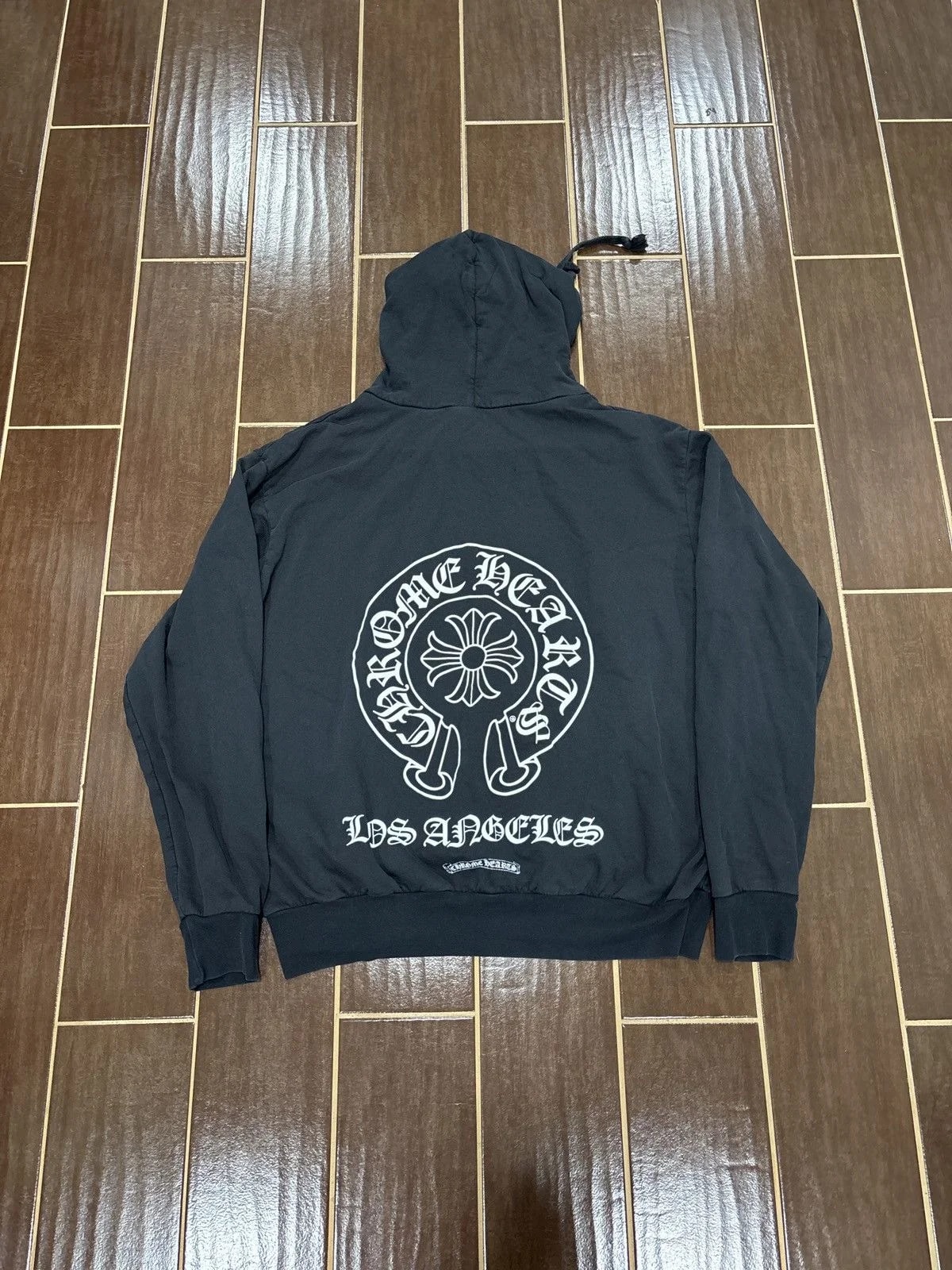 Chrome Hearts — Hearts Los Angeles Horseshoe Zip Up Hoodie — streetwear — resale