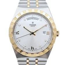 Tudor — Tudor Royal Automatic 28603 Stainless Steel/18K Yellow Gold Silver — Watch — resale