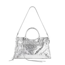 Balenciaga — Balenciaga le City Medium $2900 Metallized Arena New — Handbag — resale