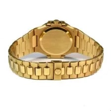 Patek Philippe Nautilus 3800/1 in 18k Yellow Gold, Custom Diamond Bezel 3