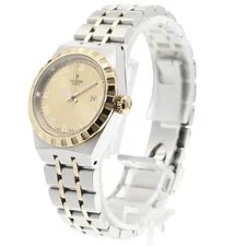 Tudor Royal 28303 28mm SS Gold Dial Automatic Date #C6395 2