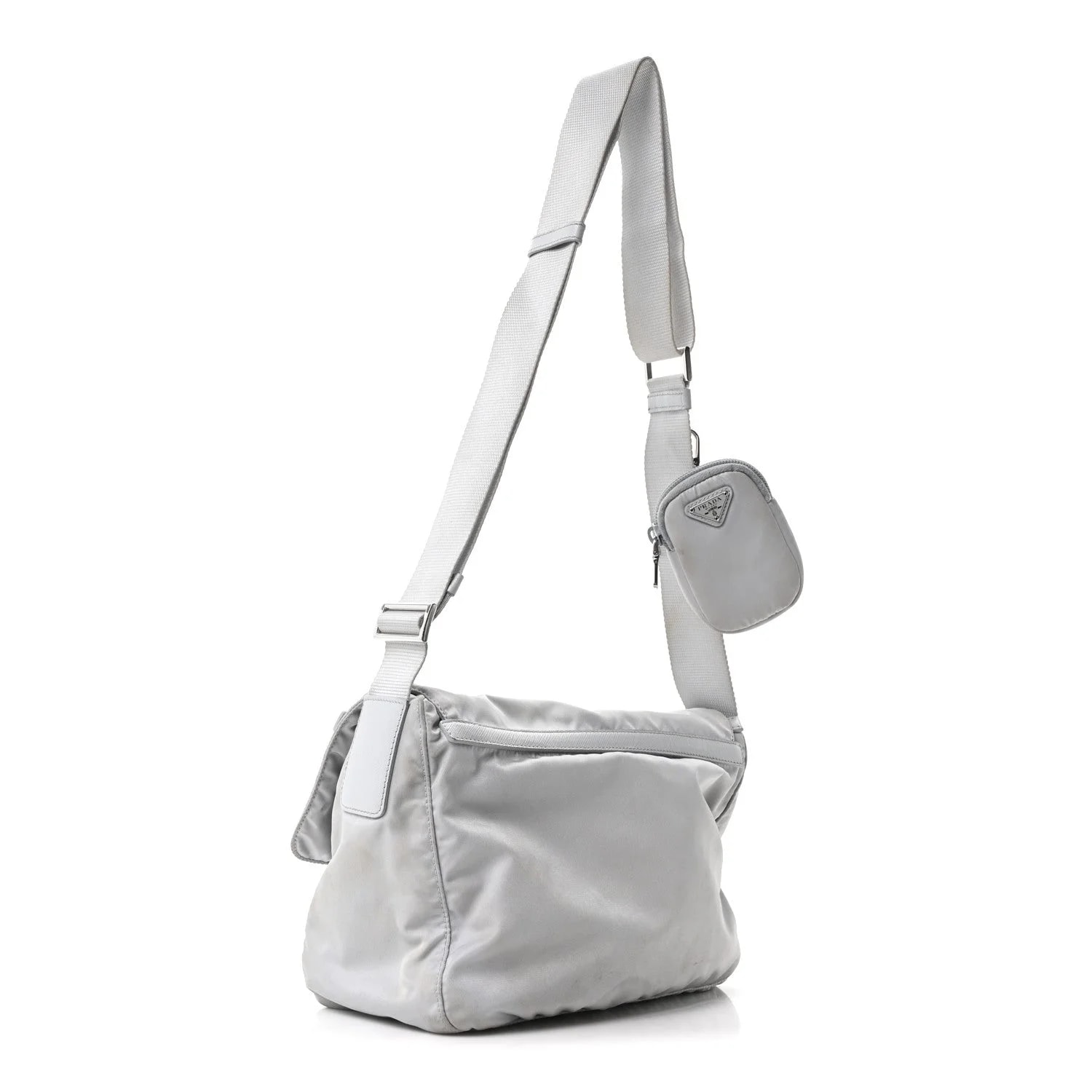 Vela Pocket Double Buckle Messenger Fiordaliso 3
