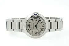 Cartier — Cartier Ballon Bleu de Lady W69010Z4 3009 28mm Silver Dial 12092U — Watch — resale