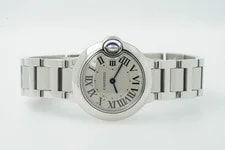 Cartier Ballon Bleu de Lady W69010Z4 3009 28mm Silver Dial 12092U 4