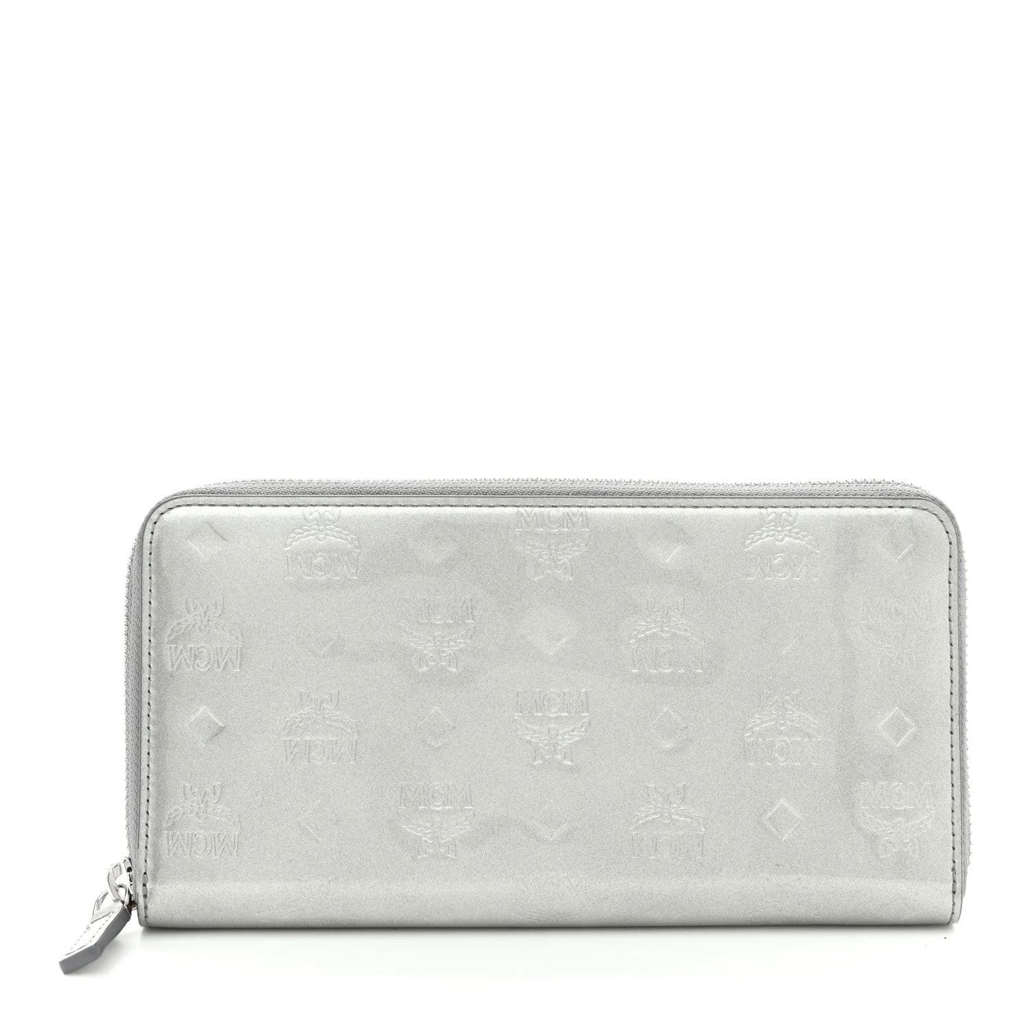 MCM — Metallic Large Zip Around Wallet — Accessory — resale