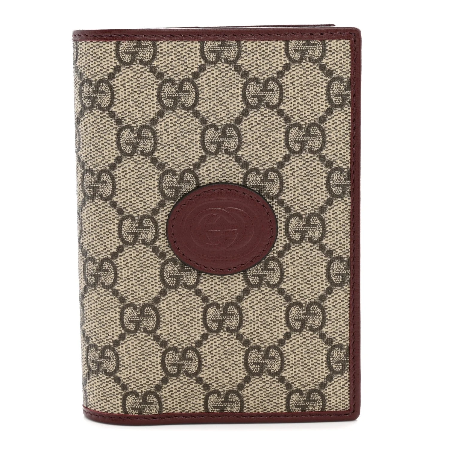 Gucci — Azalea Retro Interlocking G Passport Case — Accessory — resale