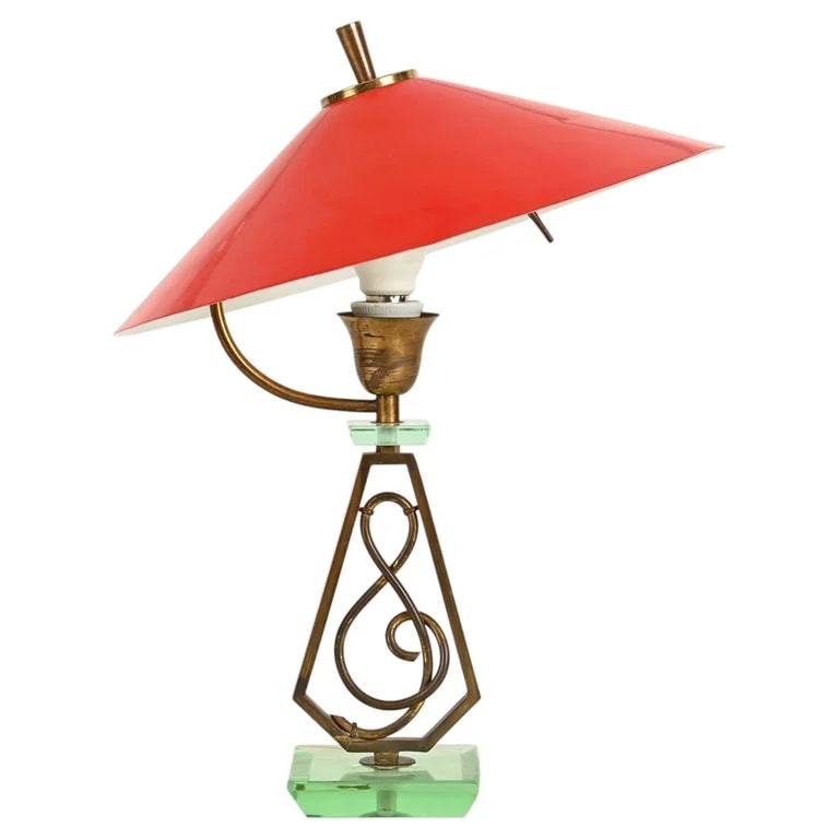 Stilnovo — Stilnovo Adjustable Lamp in Metal, and , Italy 1950s — Furniture — resale