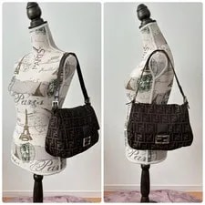 Fendi Pattern Baguette Authentic From Japan 2