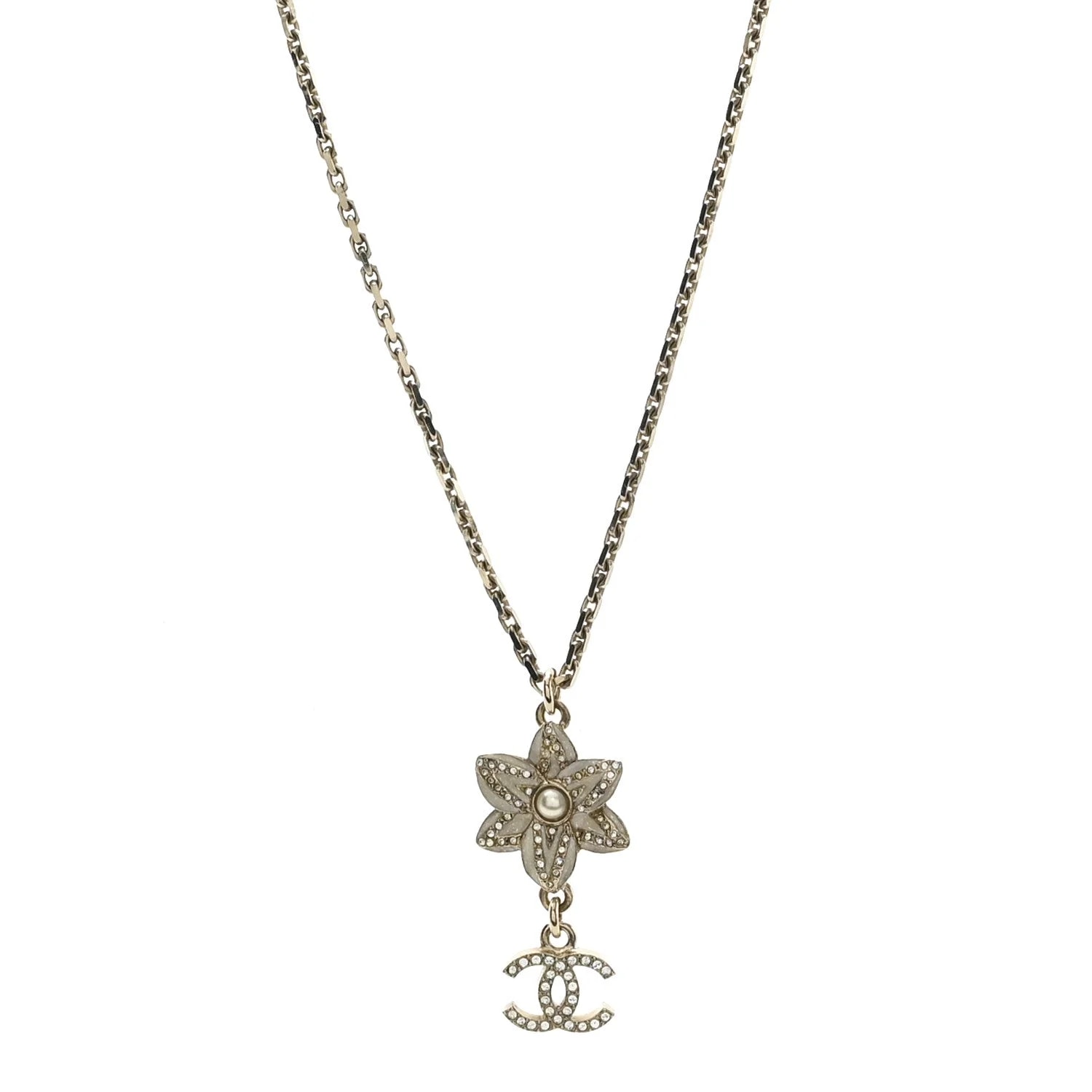 Chanel — CC Flower Drop — Jewelry — resale