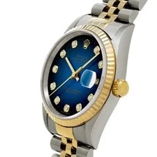 Rolex Datejust 16233G Blue Gradient/diamond 738603 2