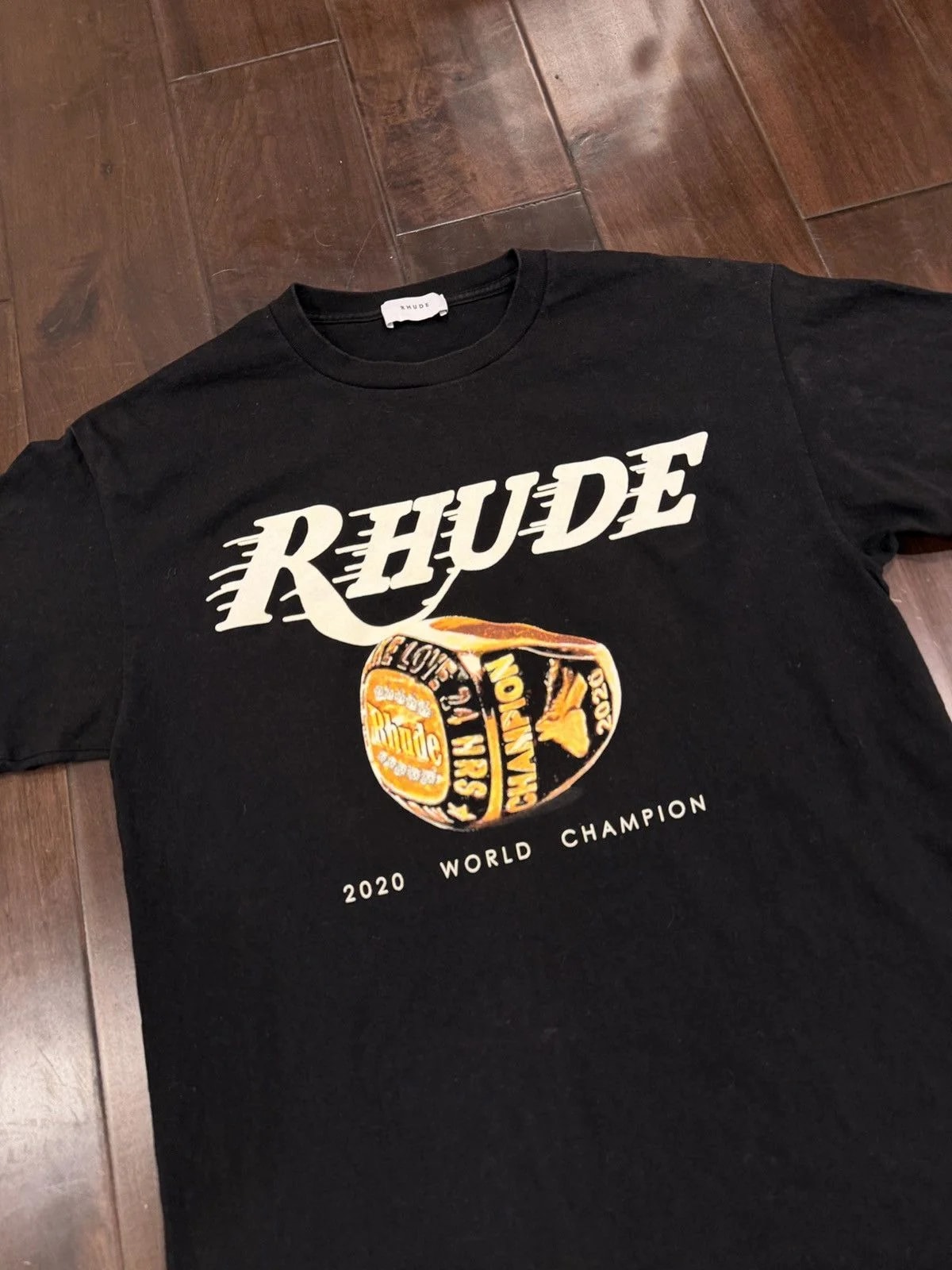 Rhude — Rhude Lakers Championship T-Shirt Champs 2020 — streetwear — resale