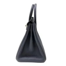 Hermes Birkin 25 K Stamp Nuit Hardware Dust #OK061 3