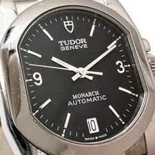 Tudor Monarch Date 33100 Automatic Black Dial Stainless Steel Swiss 2
