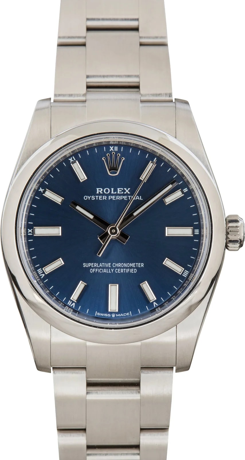 Rolex Oyster Perpetual 34 Blue Dial 124200 3