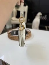 Dior Grained D Charm Logo Strap 2