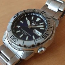 Authentic Seiko 5 Sports 7S36 02T0 Omega Seamaster Pro Style Custom 2