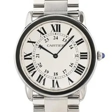 Cartier — Cartier Rondo Solo Lm W6701005 Silver Case Size 36mm #51026 — Watch — resale
