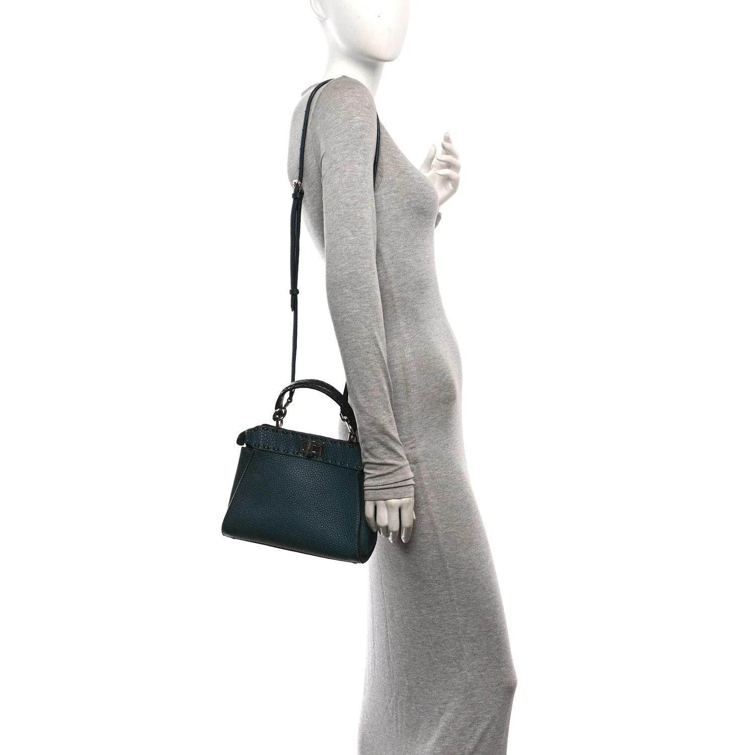 Cuoio Roma Sellerissima Sintetica Tape Stitch Mini Peekaboo Iconic Satchel 2