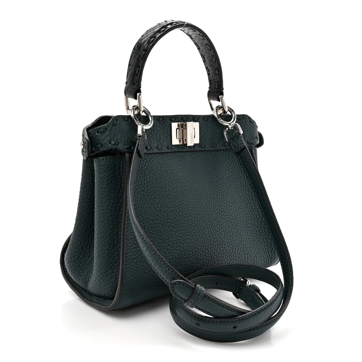 Cuoio Roma Sellerissima Sintetica Tape Stitch Mini Peekaboo Iconic Satchel 3