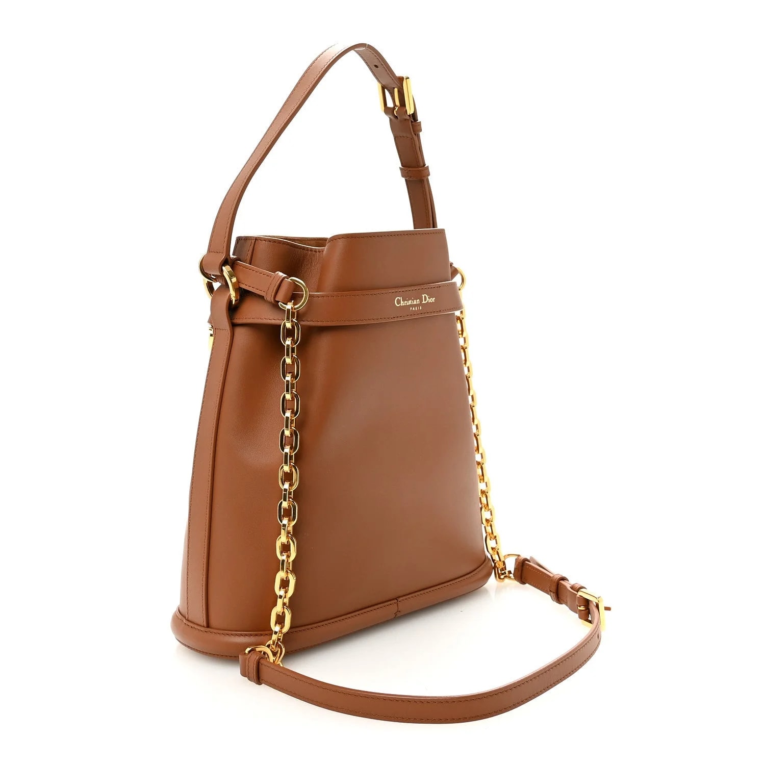 CD Embossed Medium C'est Chain Bucket Golden Saddle 3