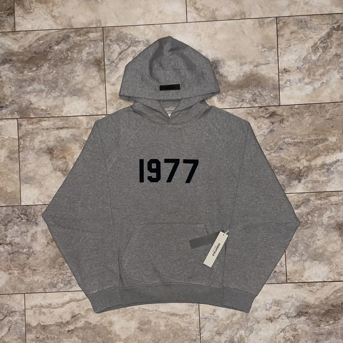 Fear of God Essentials — Fear of God Essentials 1977 Hoodie Dark M — streetwear — resale