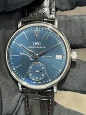IWC Portofino IW510106 Blue Dial 45mm Manual 8 Days Power Reserve 100M 2