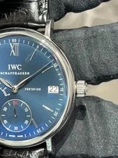IWC Portofino IW510106 Blue Dial 45mm Manual 8 Days Power Reserve 100M 3