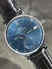 IWC Portofino IW510106 Blue Dial 45mm Manual 8 Days Power Reserve 100M 4
