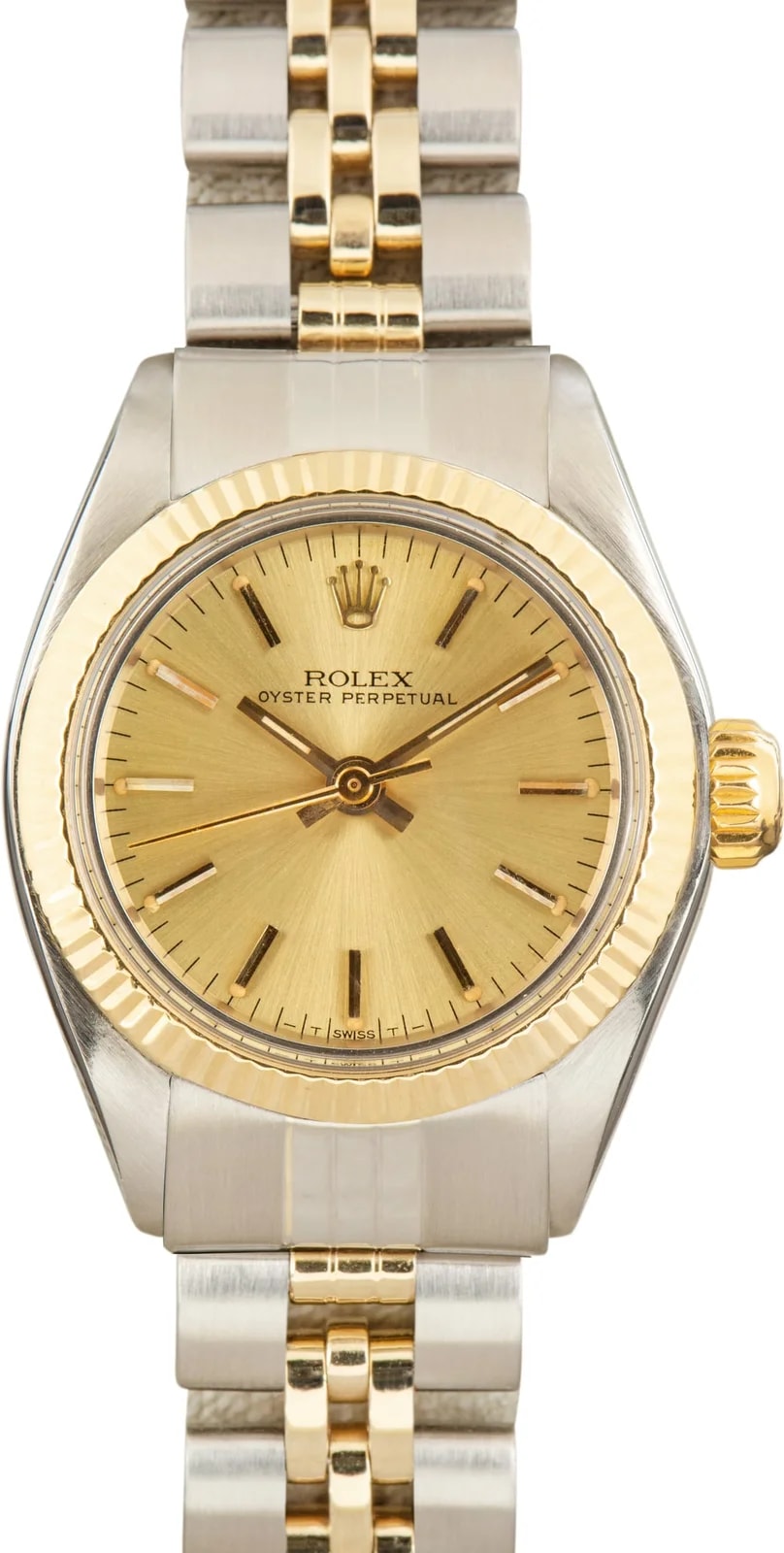 Rolex Oyster Perpetual Ref 6719 Champagne Dial 3