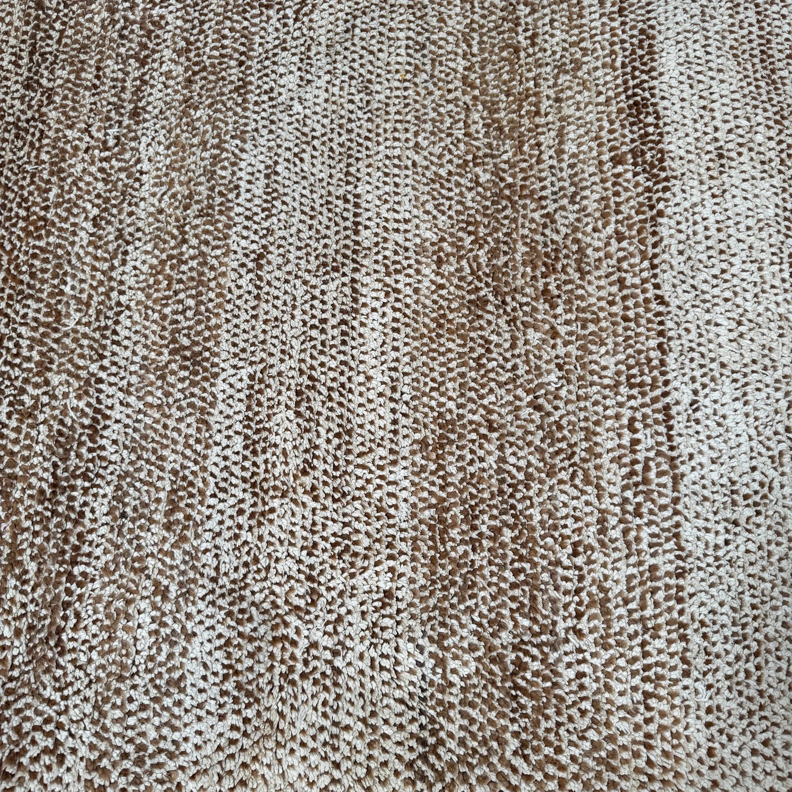 ABC Carpet and Home Brown Solid Textured Silk Rug - 8' X 10' 4