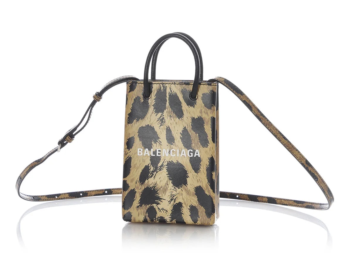 Balenciaga Leopard Print Smooth Shipping Phone 2