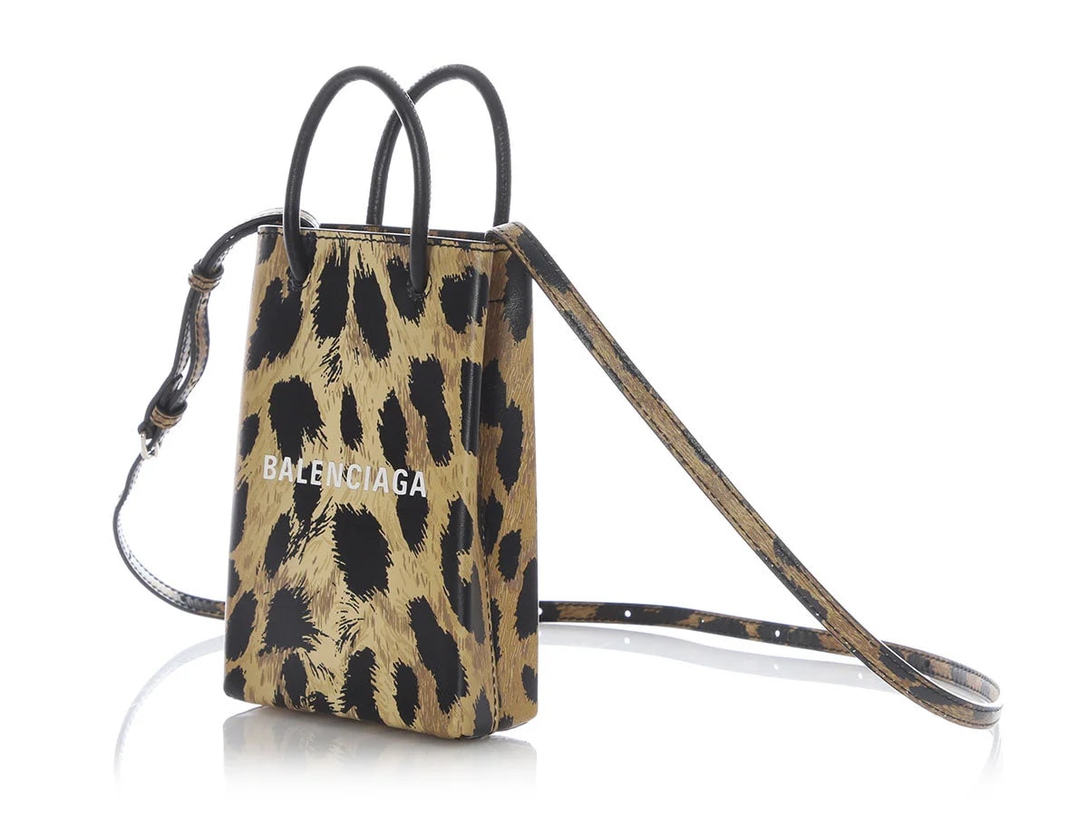 Balenciaga Leopard Print Smooth Shipping Phone 3