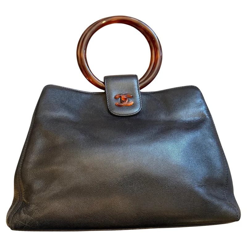 Chanel — A 2000s and Bakelite Top Handle Bag By Chanel — Clothing — resale