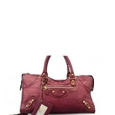 Balenciaga — Balenciaga Large City Crumpled (ym060526a5r) — Handbag — resale