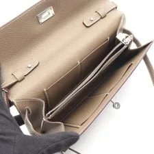 Hermes Kelly To Go Wallet Etoupe #RC355 3